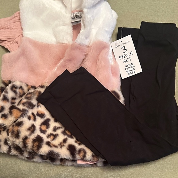 Rare Editions Pink Ribbed Top - Picture 4 of 4